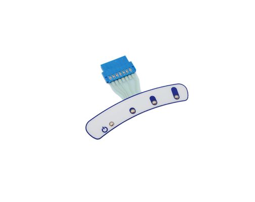 Single Sided Double Sided Circuit Layout Connector Membrane Switch
