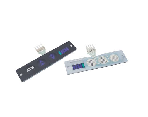 High Strength Stainless Steel Aluminum Metal Panel Backer Membrane Switches