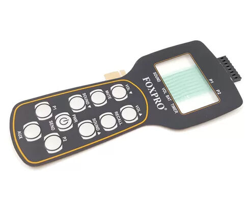 Red Led Color Custom Membrane Switch Panel Featuring ZIF Or FPC Connector Engineered for User Interface and Control Panels