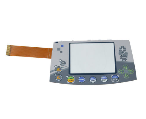 China 0.125mm-0.25mm Thickness LED Membrane Switch IP67 IP Rating