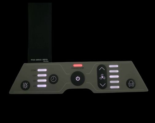 China Polyester PET Light Guide Film Membrane Switch For Even Light Distribution