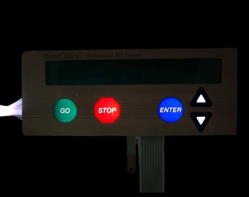 China 0.1-0.4mm Fiber Optic Membrane Switch Electronic Devices