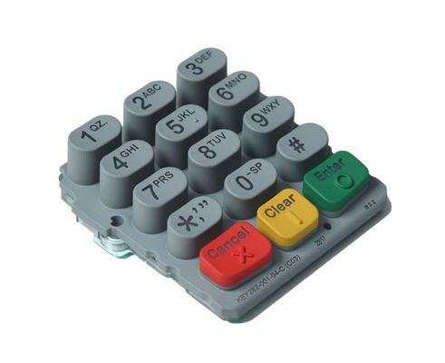 China Precision Engineered Tactile Excellence Custom Rubber Keypad For Optimal User Satisfaction
