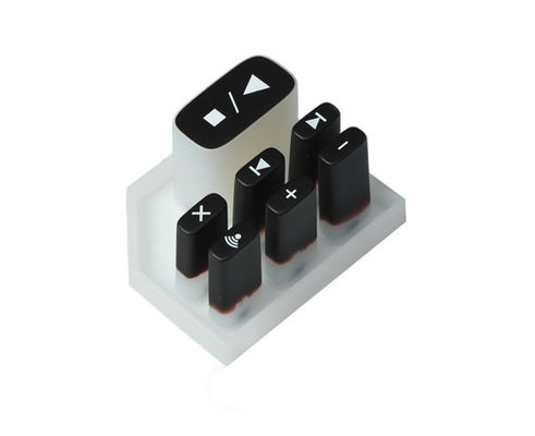 China Tight Tolerance Silicone Rubber Keypad Rectangular Dustproof