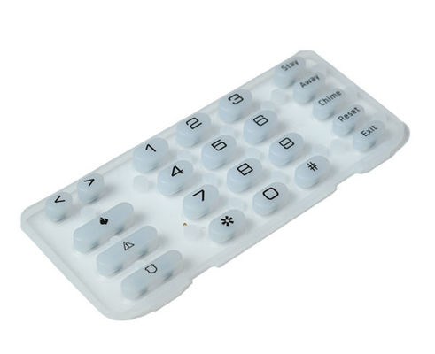 China Soft Touch Hard Wear Rubber Keypad Combining Comfort With Longevity