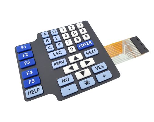 China Waterproof Dustproof Silicone Rubber Keypad For Construction Marine And Communication Devices