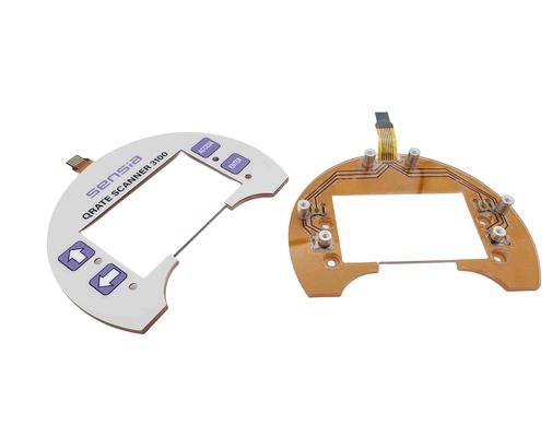 China Waterproof Scratch Resistant Plastic Panel Backer Membrane Switches