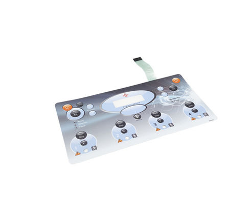 China Polyester Full Color Digital Print Overlays For Multifunctional Interfaces