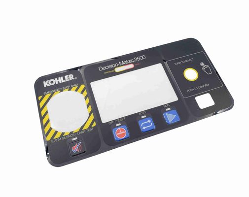 China Customizable Silk Screen Print Overlays For Industrial And Consumer Devices